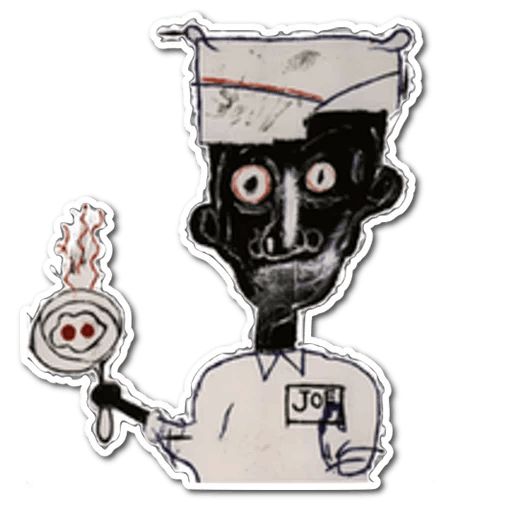 Sticker “Jean-Michel Basquiat-12”