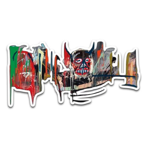Sticker “Jean-Michel Basquiat-4”