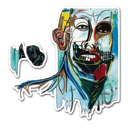 Sticker “Jean-Michel Basquiat-6”