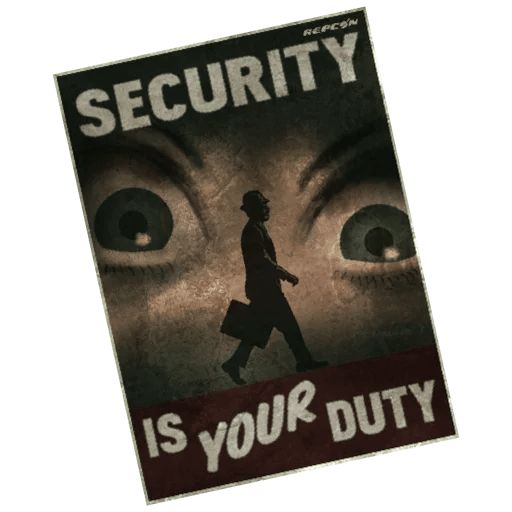 Sticker “Fallout posters pack-3”