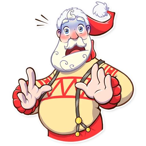 Sticker “Santa-4”