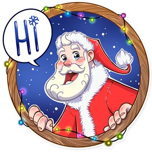 Sticker “Santa-5”