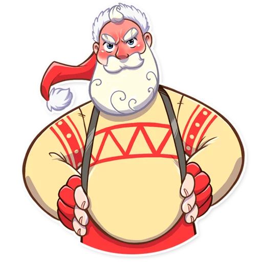 Sticker “Santa-6”