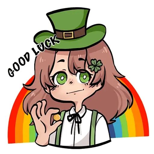 Sticker “Lucky Girl-3”