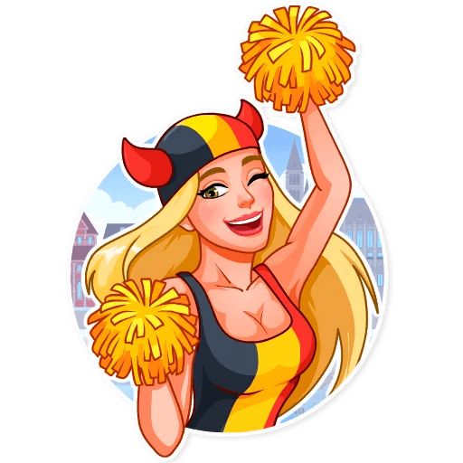 Sticker “Cheerleaders-2”