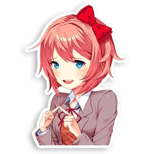 Sticker “Doki-Doki Literature Club-1”