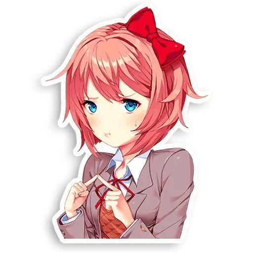 Sticker “Doki-Doki Literature Club-3”