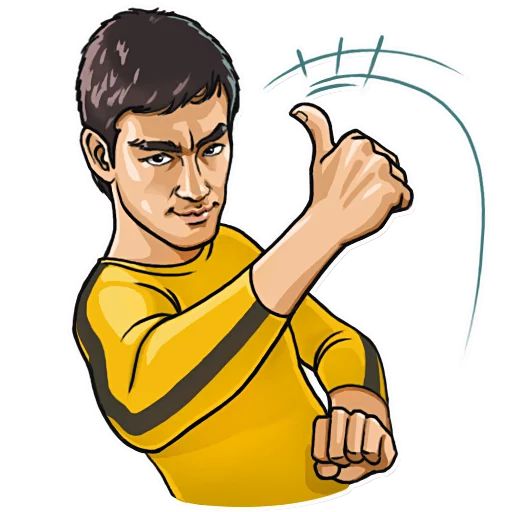 Sticker “Bruce Lee-3”