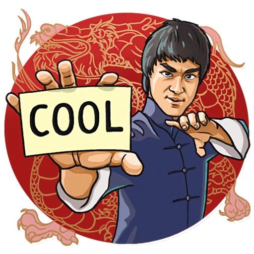 Sticker “Bruce Lee-6”