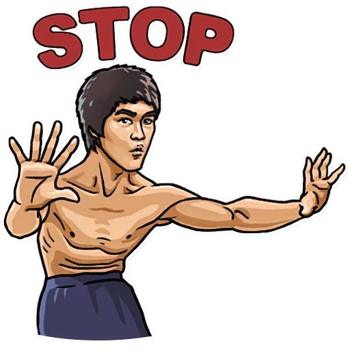 Sticker “Bruce Lee-9”