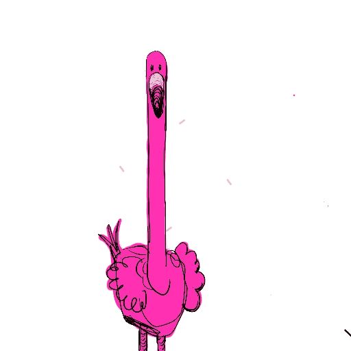 Sticker “Flamingo-1”