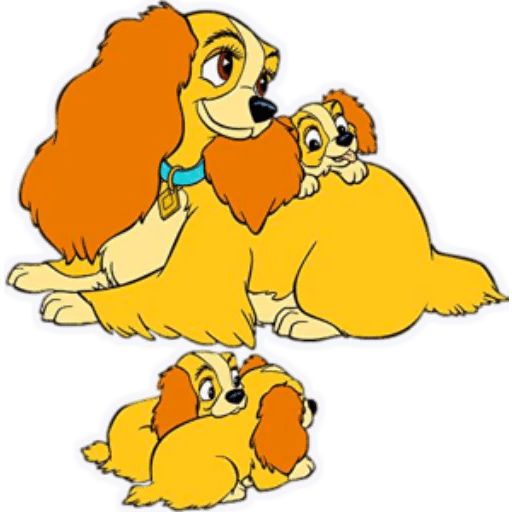 Sticker “Lady and the Tramp-1”