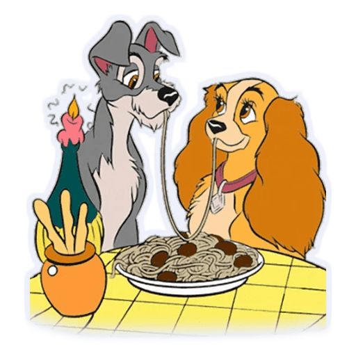 Sticker “Lady and the Tramp-10”