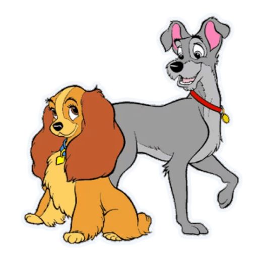 Sticker “Lady and the Tramp-4”