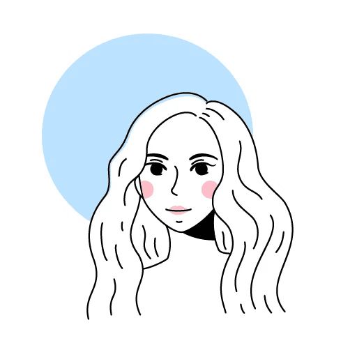 Sticker “Outline Girl-5”