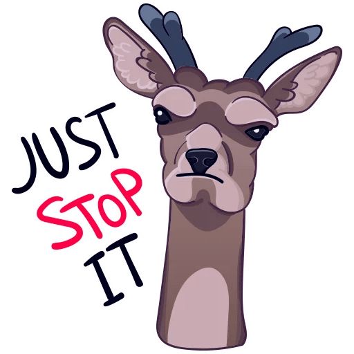 Sticker “Mem deers-11”