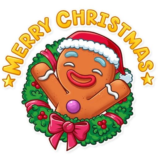 Sticker “Christmas Gingy-10”