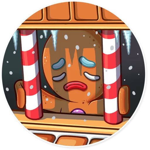 Sticker “Christmas Gingy-9”