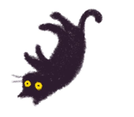 Sticker “Black Cat Momo-12”