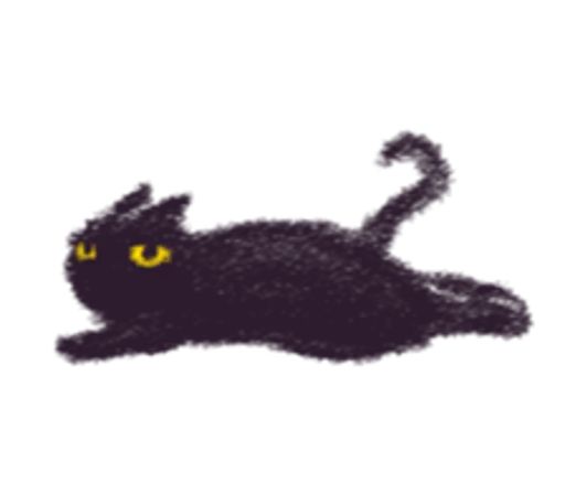 Sticker “Black Cat Momo-8”