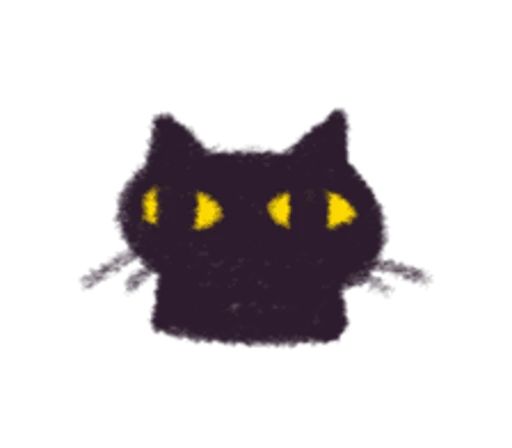 Sticker “Black Cat Momo-9”