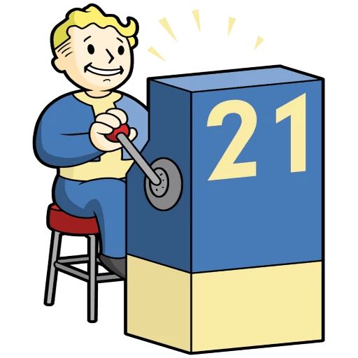 Sticker “Vault Boy-10”