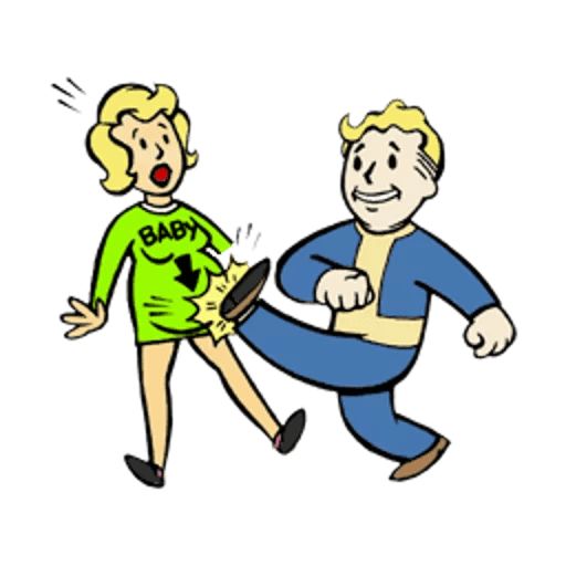 Sticker “Vault Boy-4”