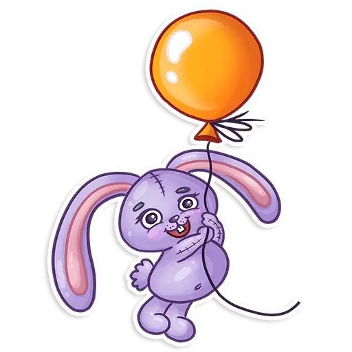 Sticker “Easter Rabbit Toy-3”