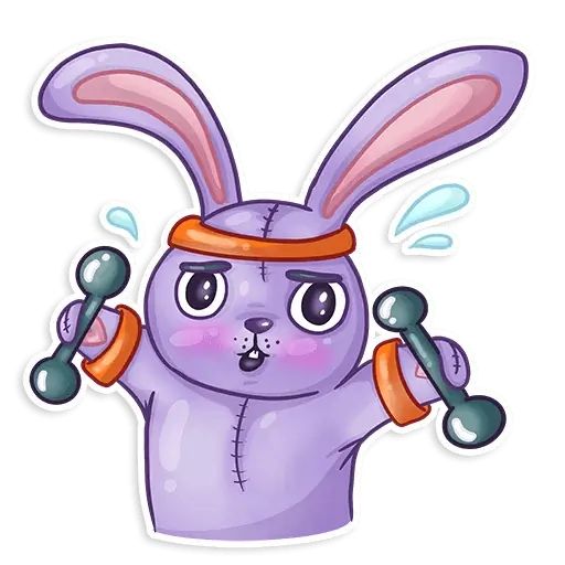 Sticker “Easter Rabbit Toy-4”