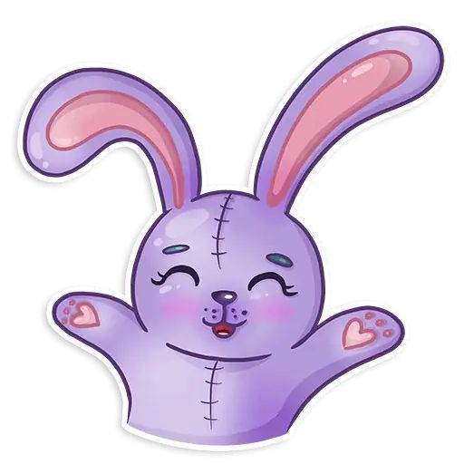 Sticker “Easter Rabbit Toy-5”