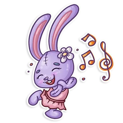 Sticker “Easter Rabbit Toy-6”