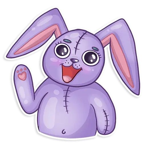 Sticker “Easter Rabbit Toy-9”