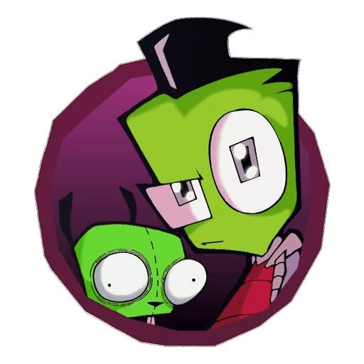 Sticker “Invader Zim-1”