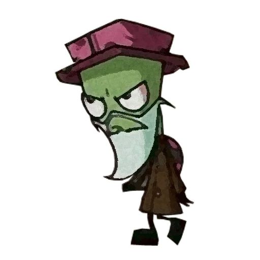 Sticker “Invader Zim-3”