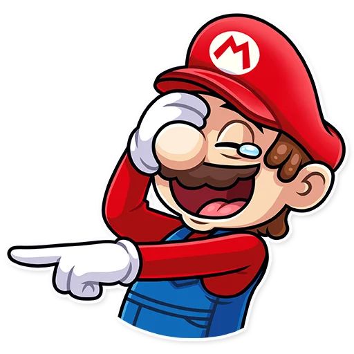 Sticker “It's-a Me, Mario!-1”