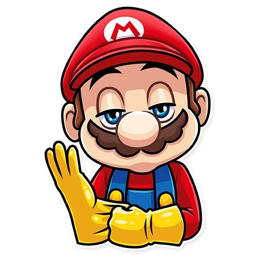 Sticker “It's-a Me, Mario!-10”