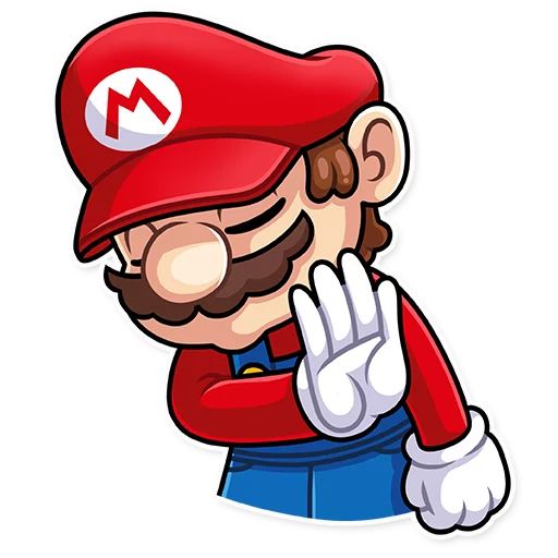 Sticker “It's-a Me, Mario!-11”