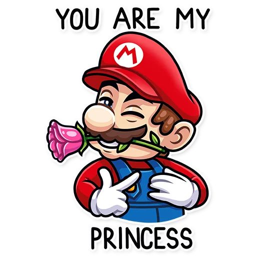 Sticker “It's-a Me, Mario!-7”