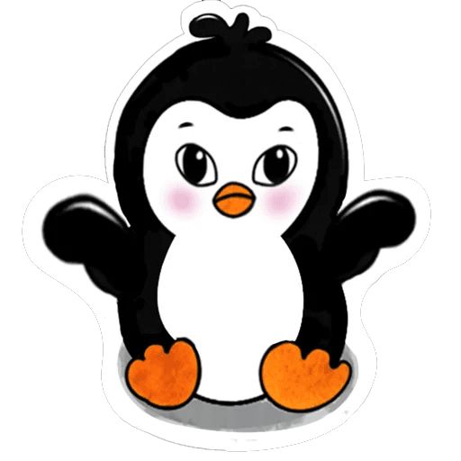 Sticker “Penguin Pini-5”