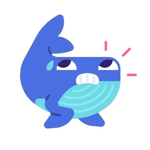 Sticker “Whale-10”