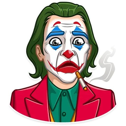 The Joker Sticker Decal – STICKER-DUDE-1 – Perfect For Laptop, Car, Wall – New