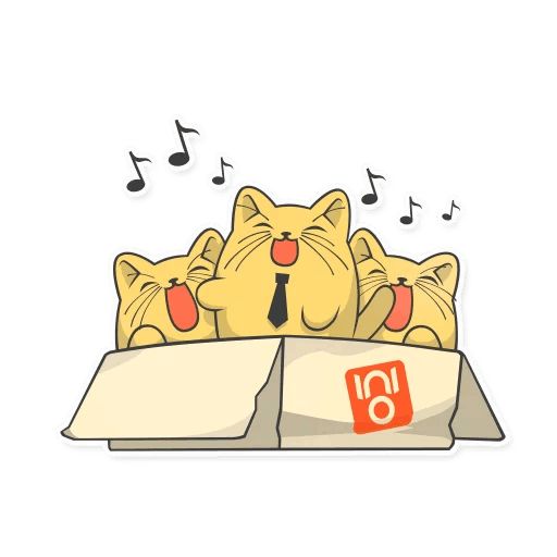 Sticker “Time Cat-2”