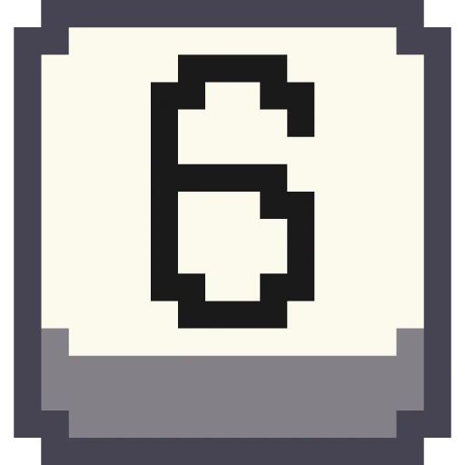 Sticker “Pixel Numbers-10”