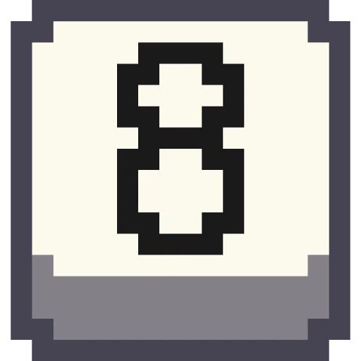 Sticker “Pixel Numbers-12”