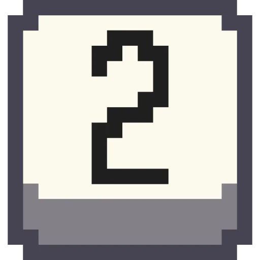 Sticker “Pixel Numbers-2”