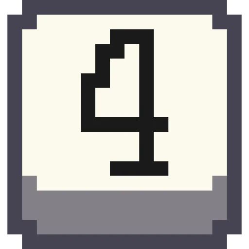 Sticker “Pixel Numbers-7”