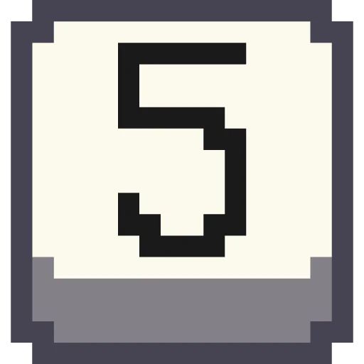 Sticker “Pixel Numbers-9”