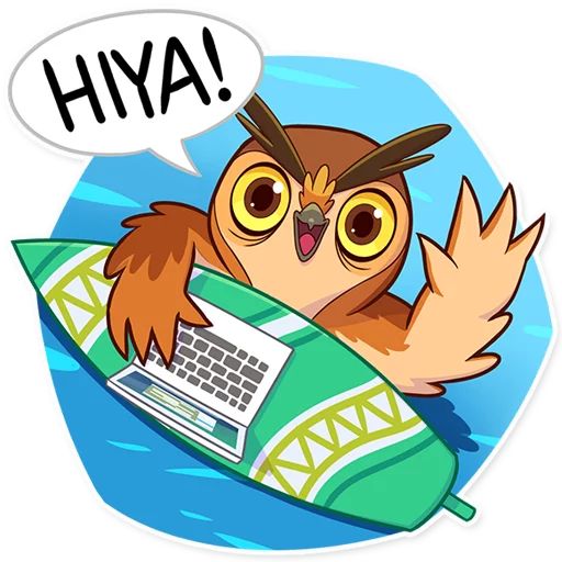 Sticker “Freelance Owl-5”