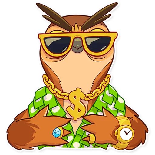 Sticker “Freelance Owl-7”