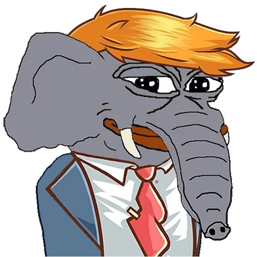 Sticker “Elephant Pepe-8”